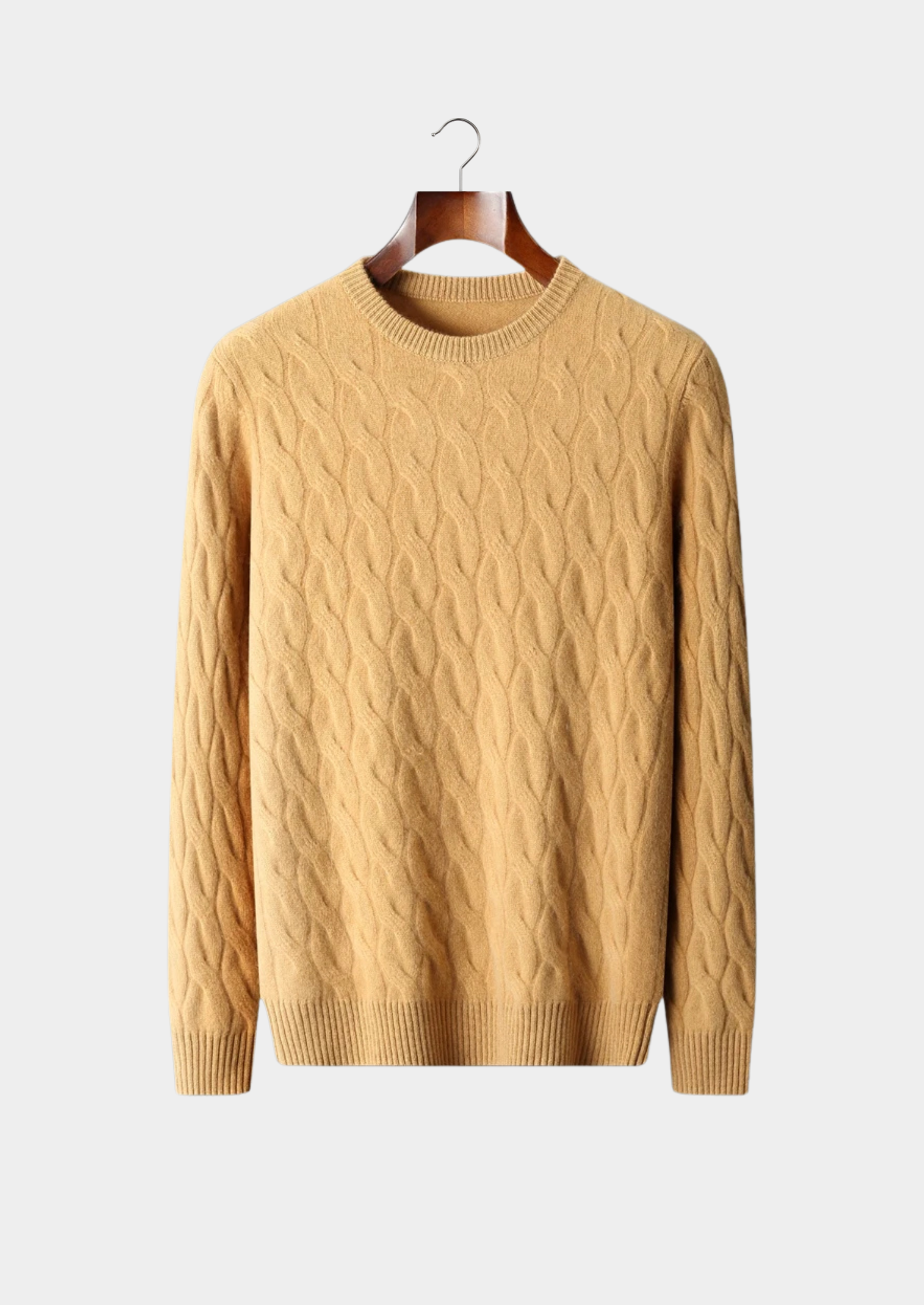 NOBA WOOL CABLE CREWNECK