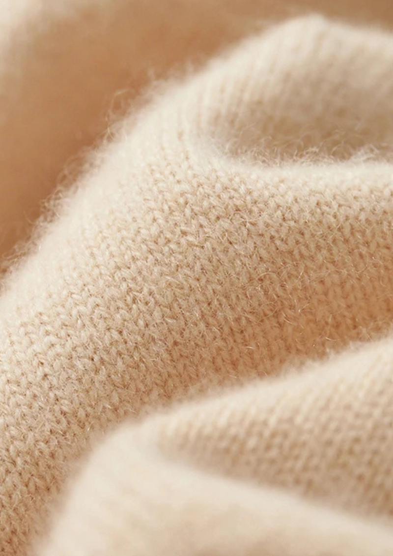 100% CASHMERE LEISURE HOODIE