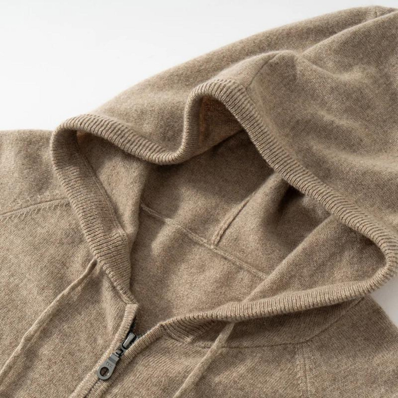 100% CASHMERE HOODED VEST