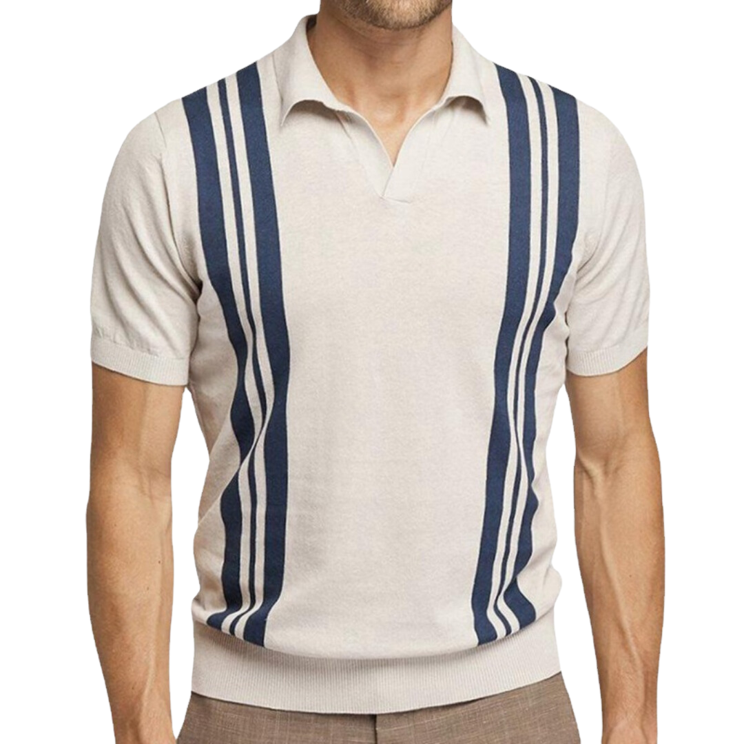 Seychellen - Apricot Striped Polo
