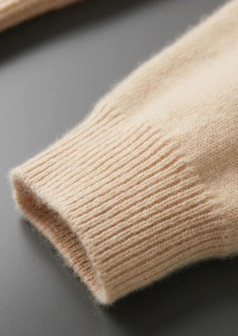 100% CASHMERE LEISURE HOODIE