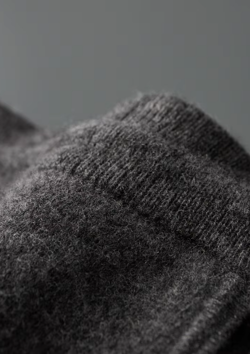 100% CASHMERE WIDE LEISURE TROUSERS