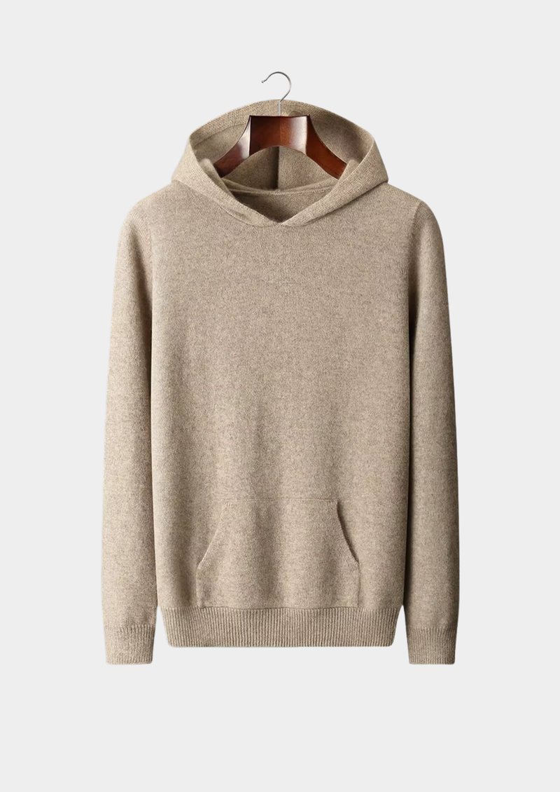 100% CASHMERE ESSENTIAL HOODIE