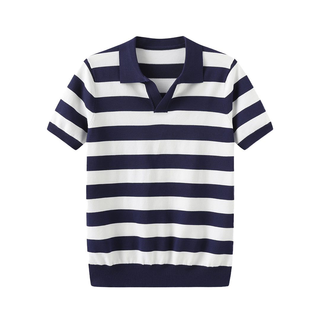 NOBA Striped Polo