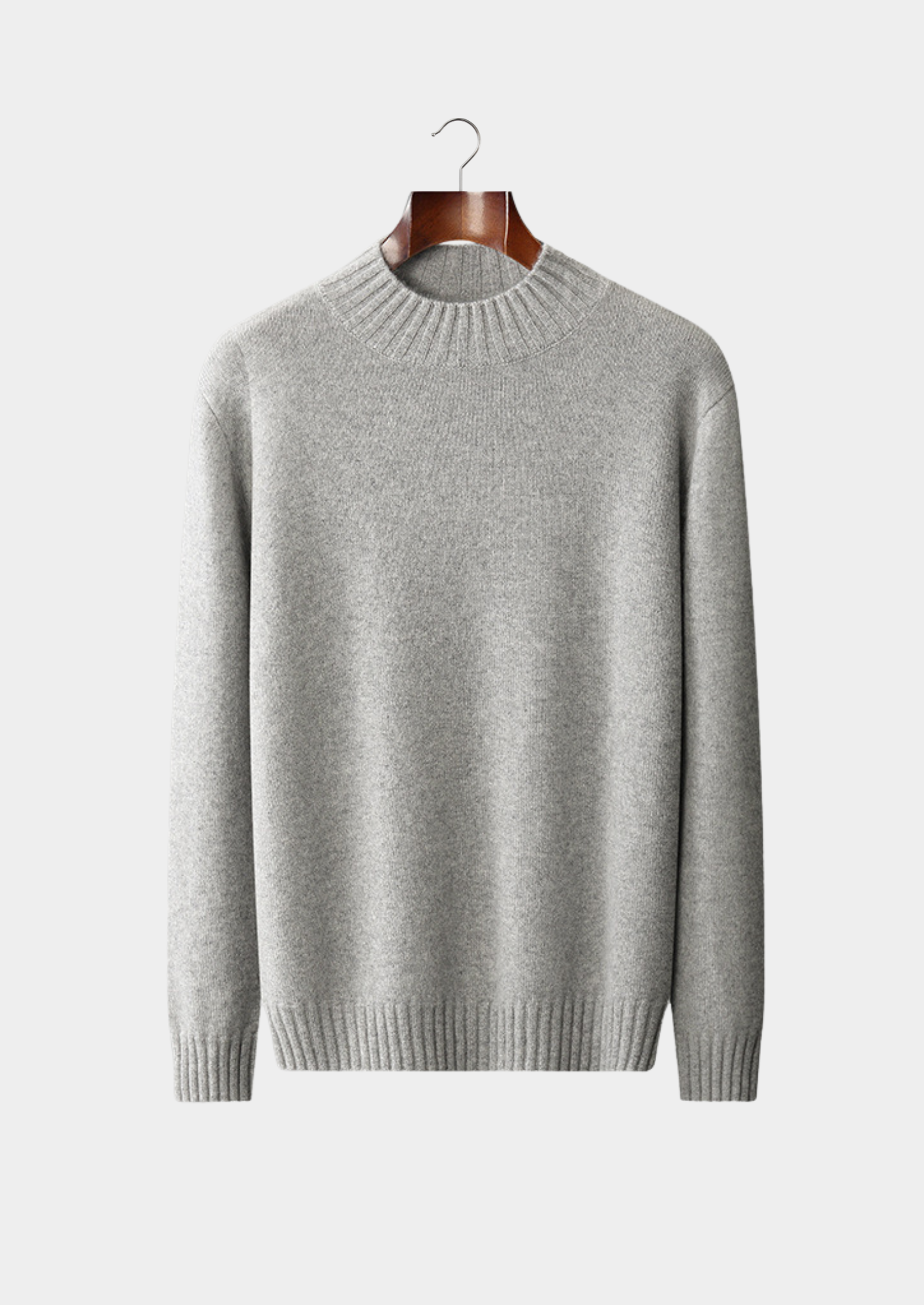 100% CASHMERE MOCKNECK SWEATER