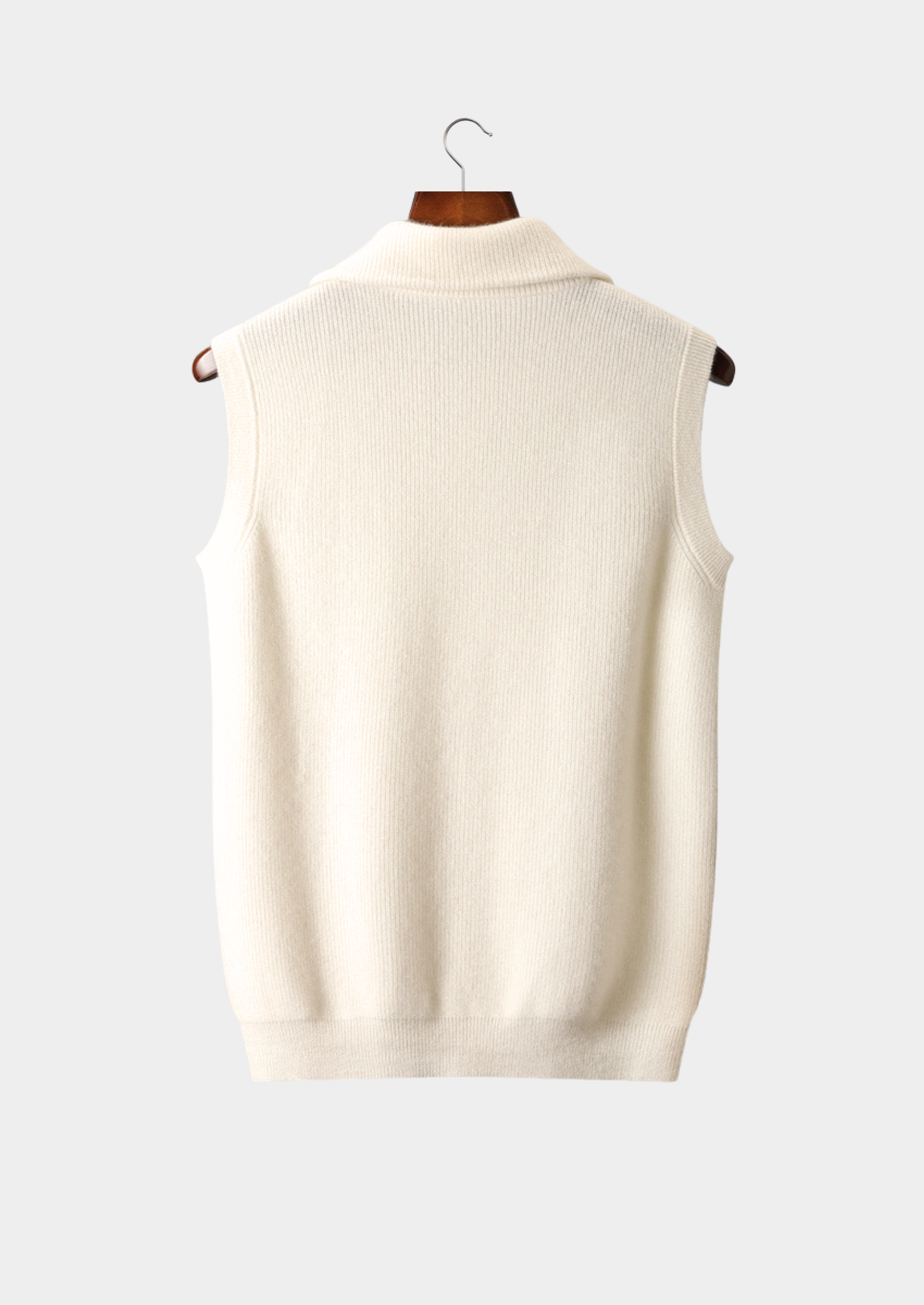 100% CASHMERE BODY WARMER VEST