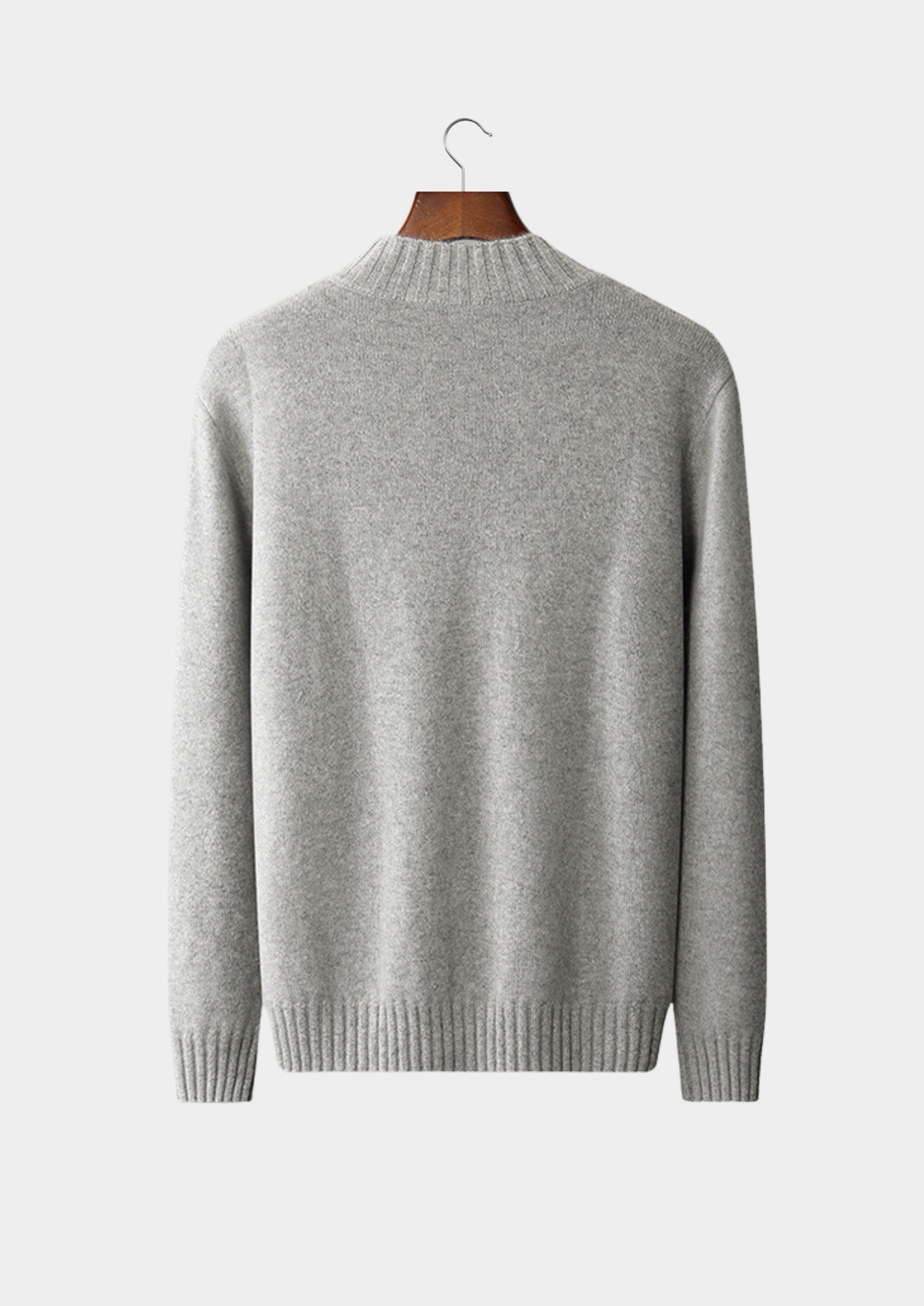 100% CASHMERE MOCKNECK SWEATER