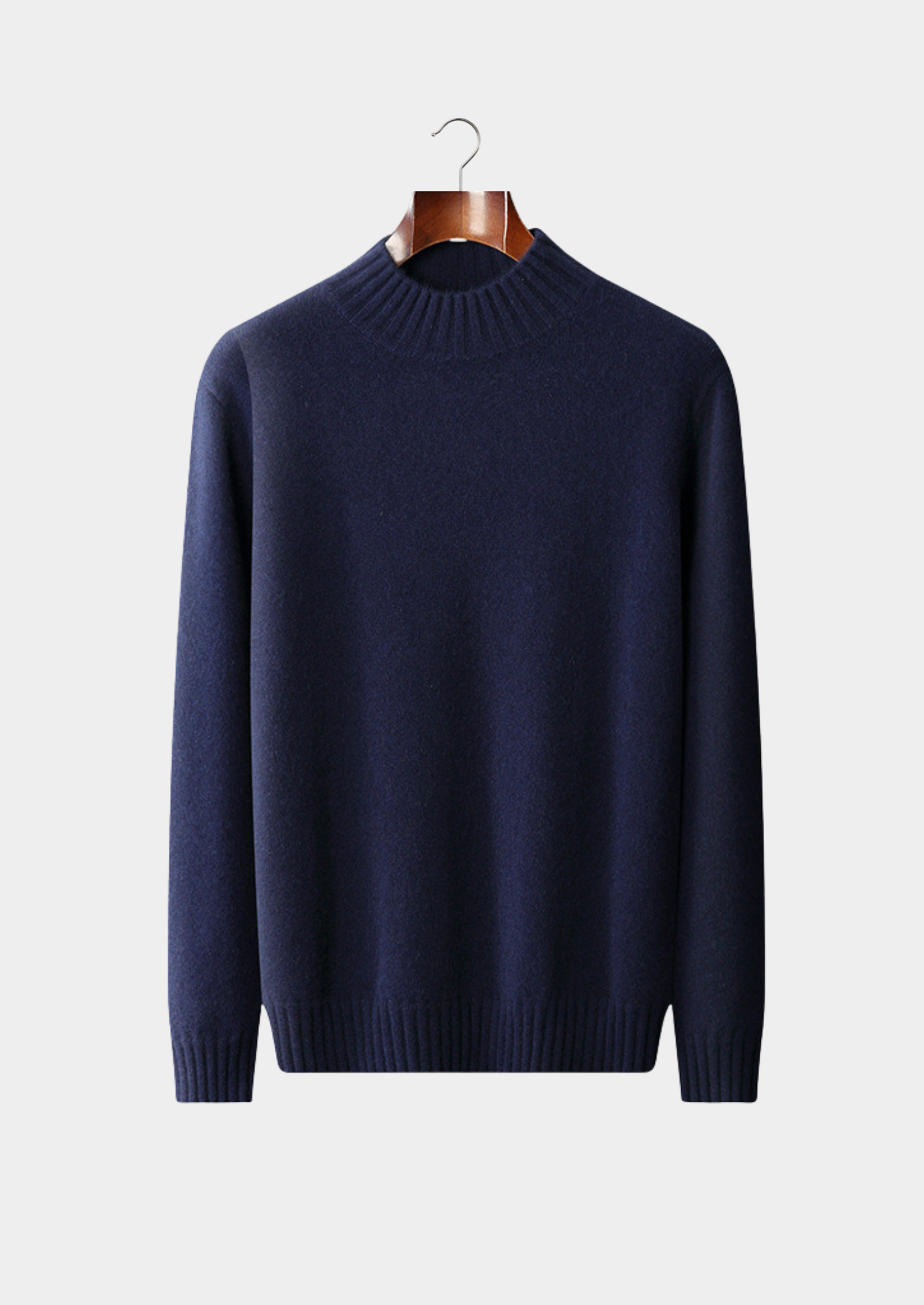 100% CASHMERE MOCKNECK SWEATER