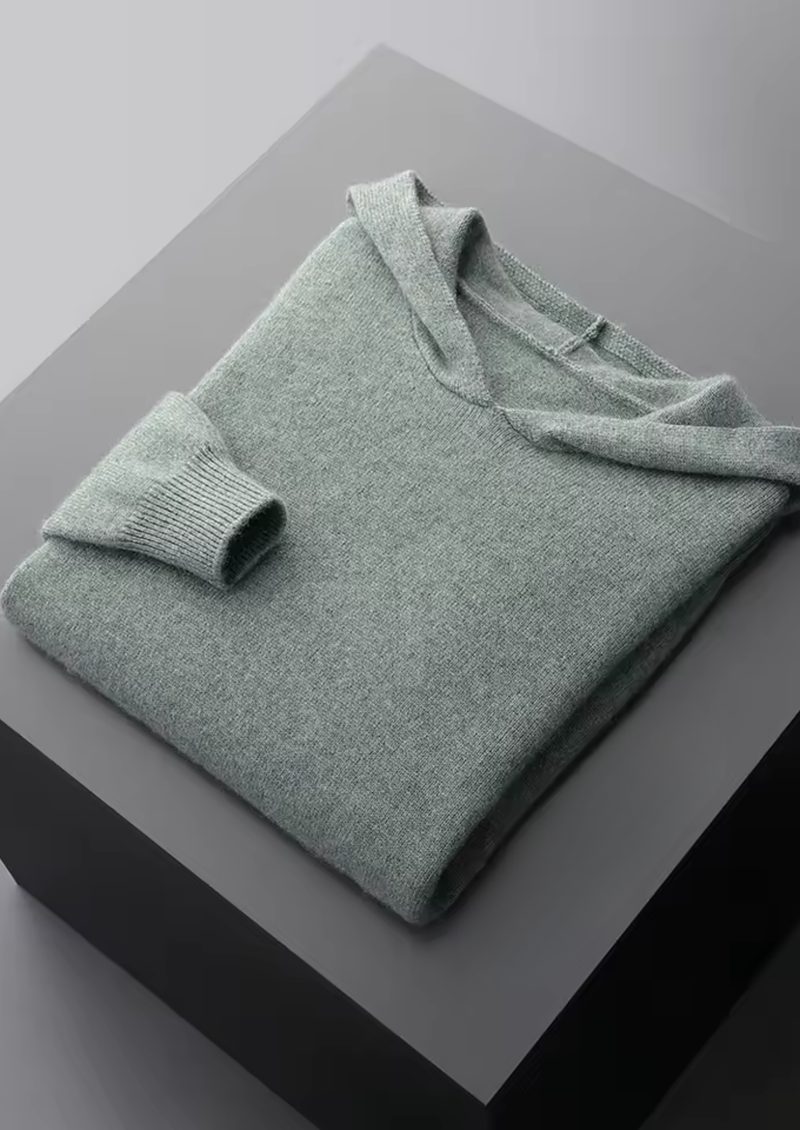 100% CASHMERE ESSENTIAL HOODIE
