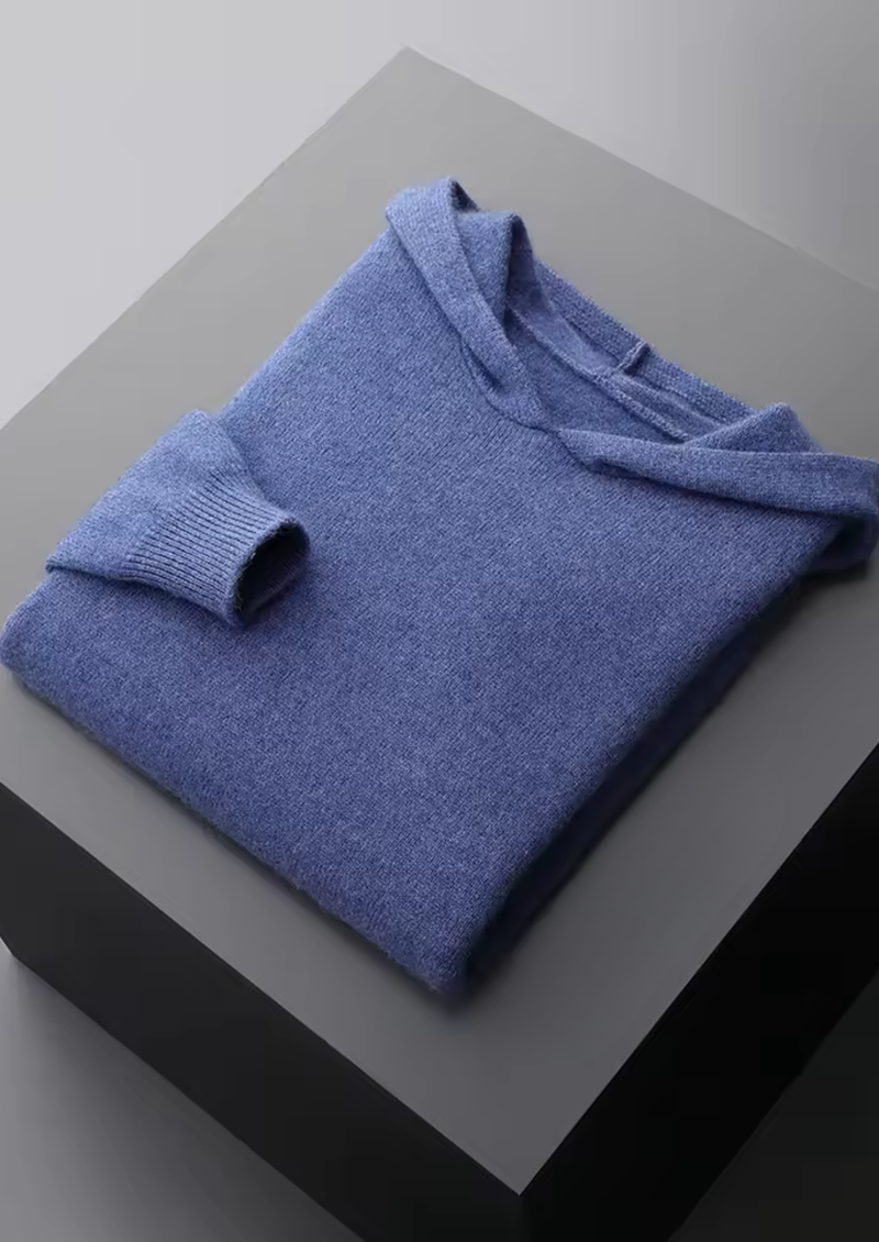 100% CASHMERE ESSENTIAL HOODIE
