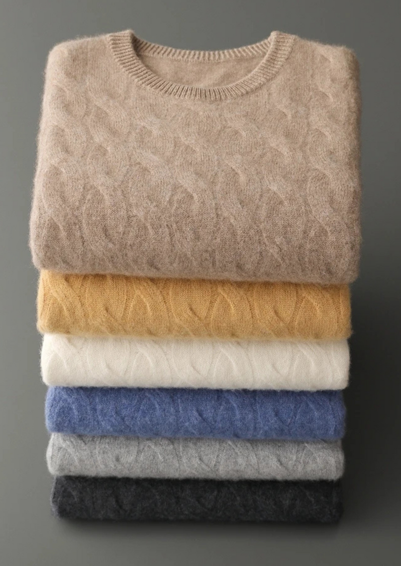 NOBA WOOL CABLE CREWNECK