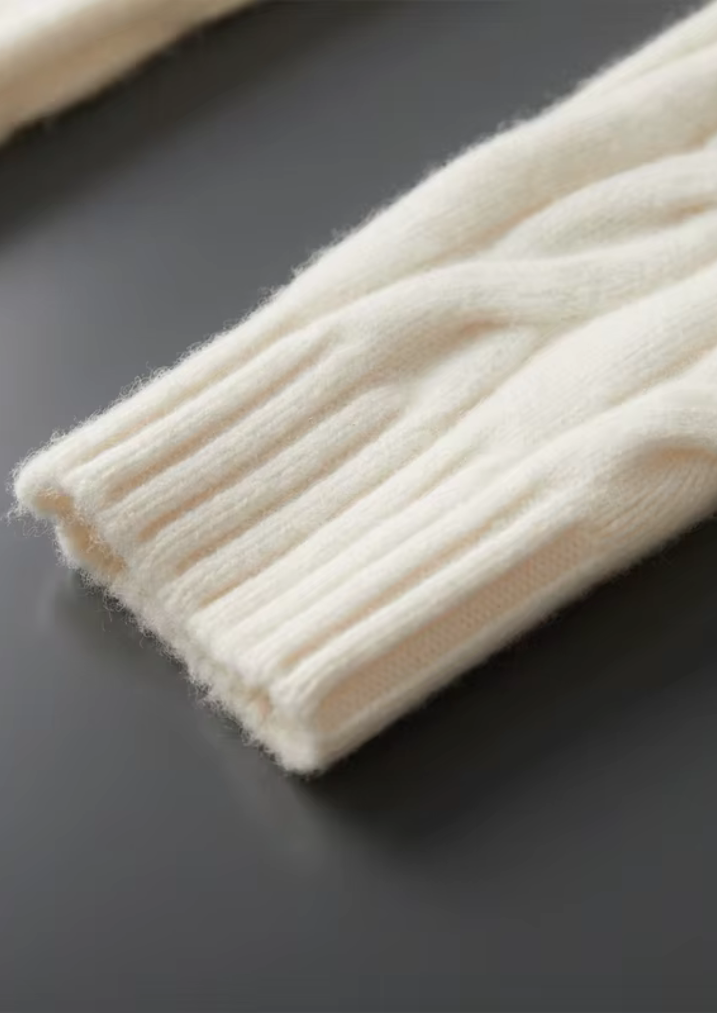 NOBA WOOL DUAL-ZIP CABLE CARDIGAN