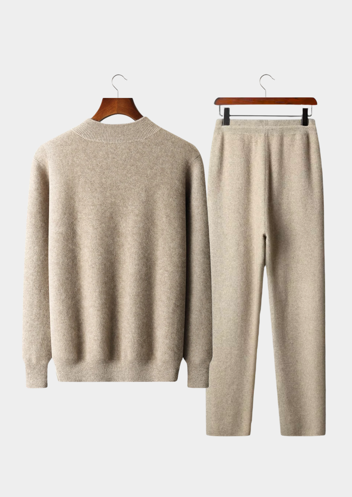100% CASHMERE ZIP LEISURE SET