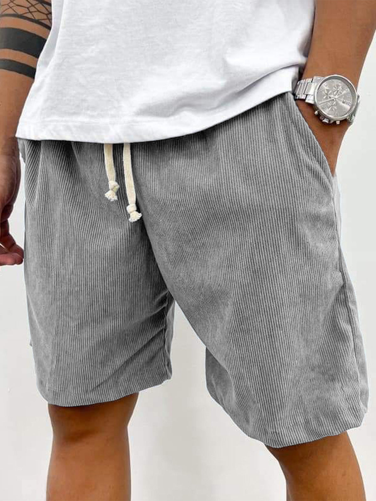 NOBA Corduroy Stretch Shorts