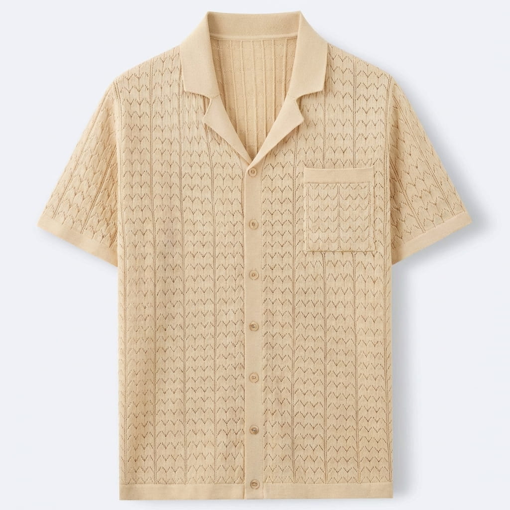 Bali - Knitted Button Shirt