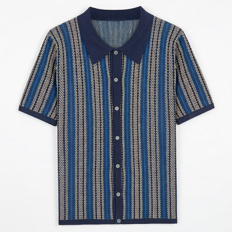 Monte Carlo - Knitted Button Shirt