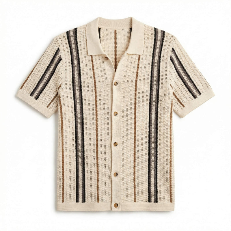 Riviera - Knitted Button Shirt