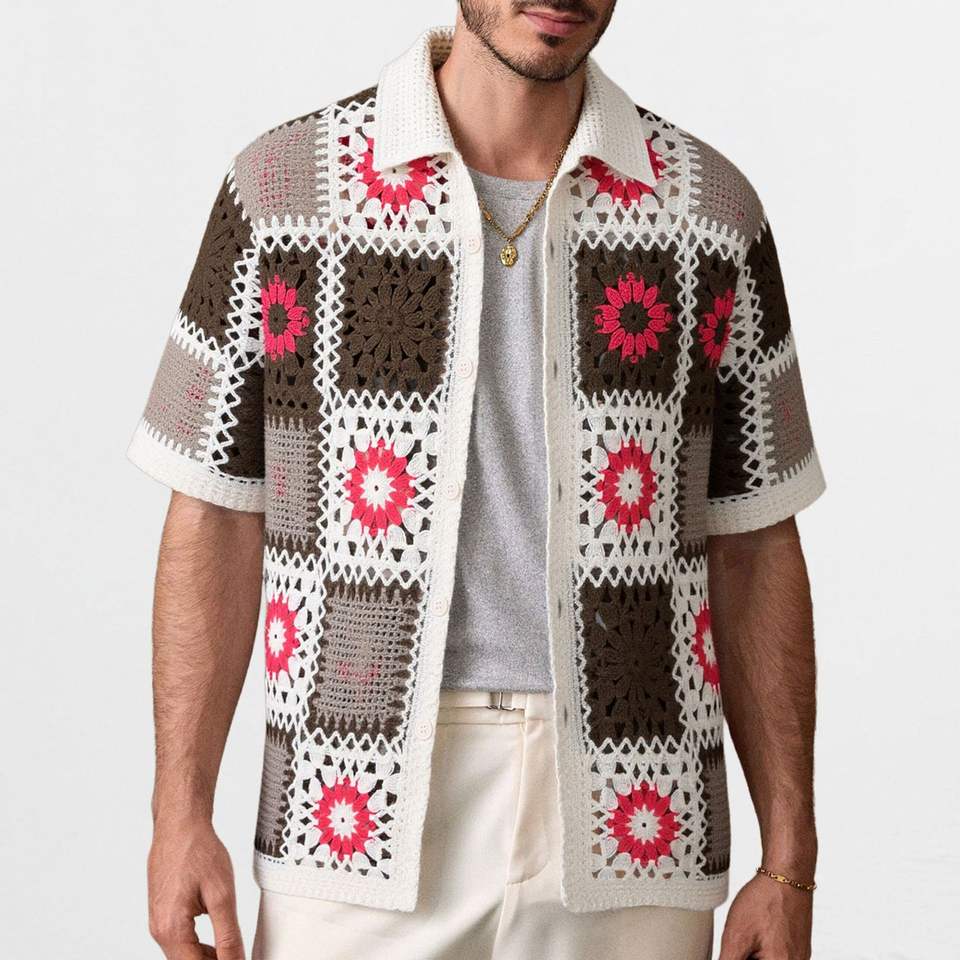 Santorini - Knitted Button Shirt