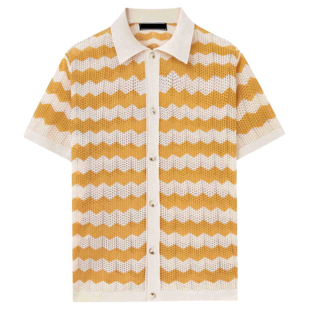 Capri - Knitted Button Shirt