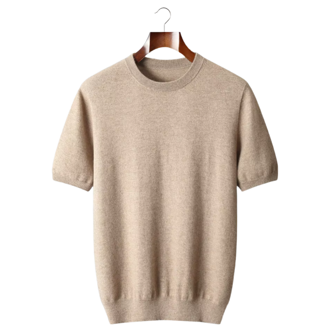 【intch.】Shalt CA Wool Cashmere Shirts 100% CASHMERE CLASSIC CREWNECK T-SHIRT