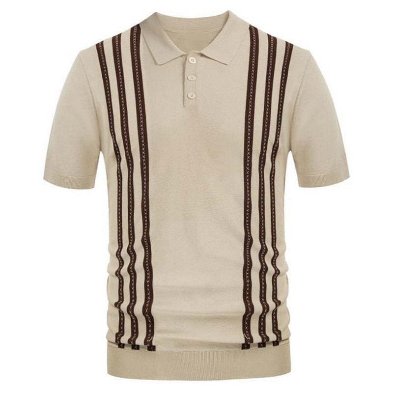Kyoto - Striped Casual Polo