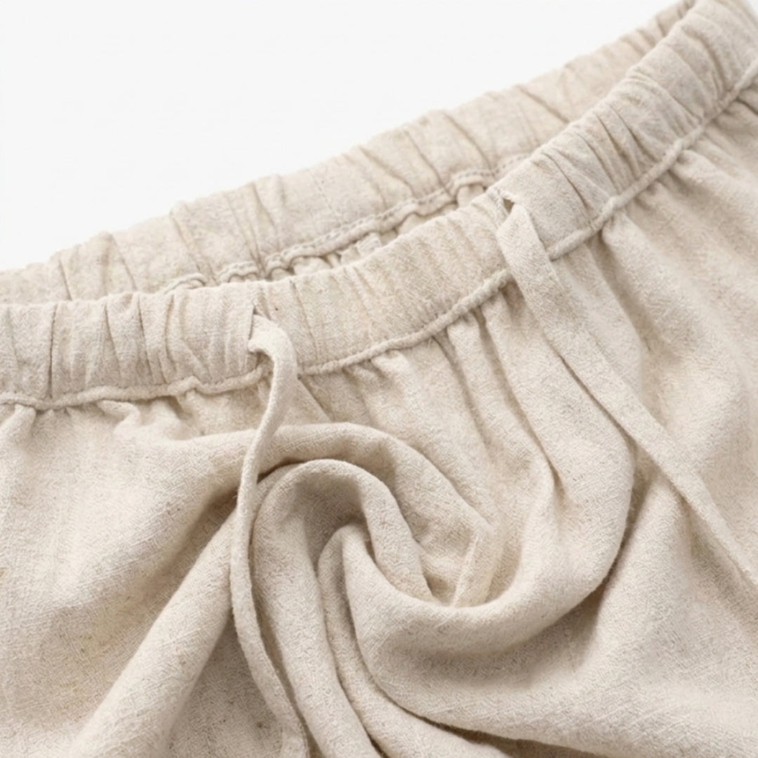 Fez - Linen Pantalon (Oversized Fit)