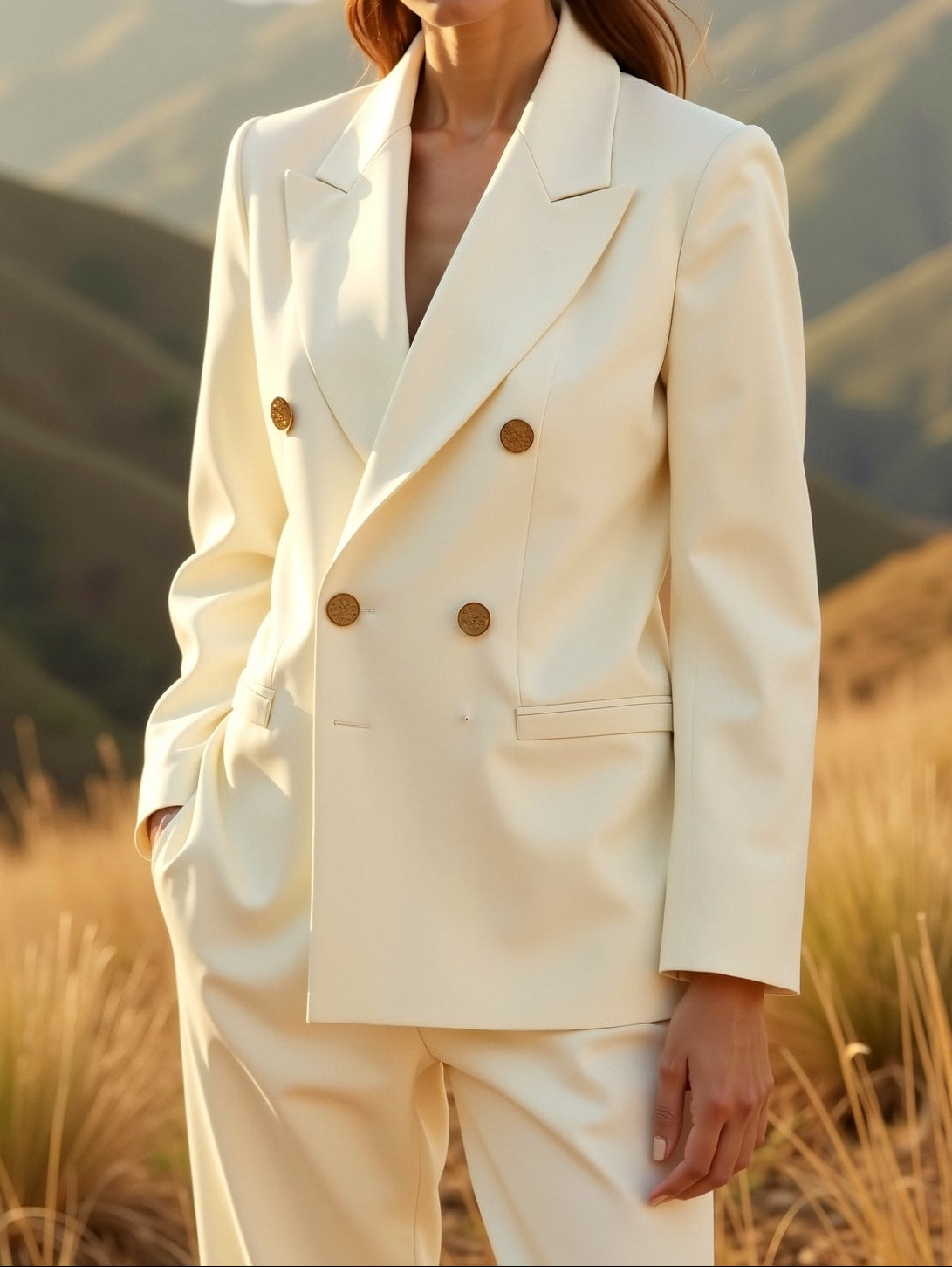 Double Breasted Elegant Blazer