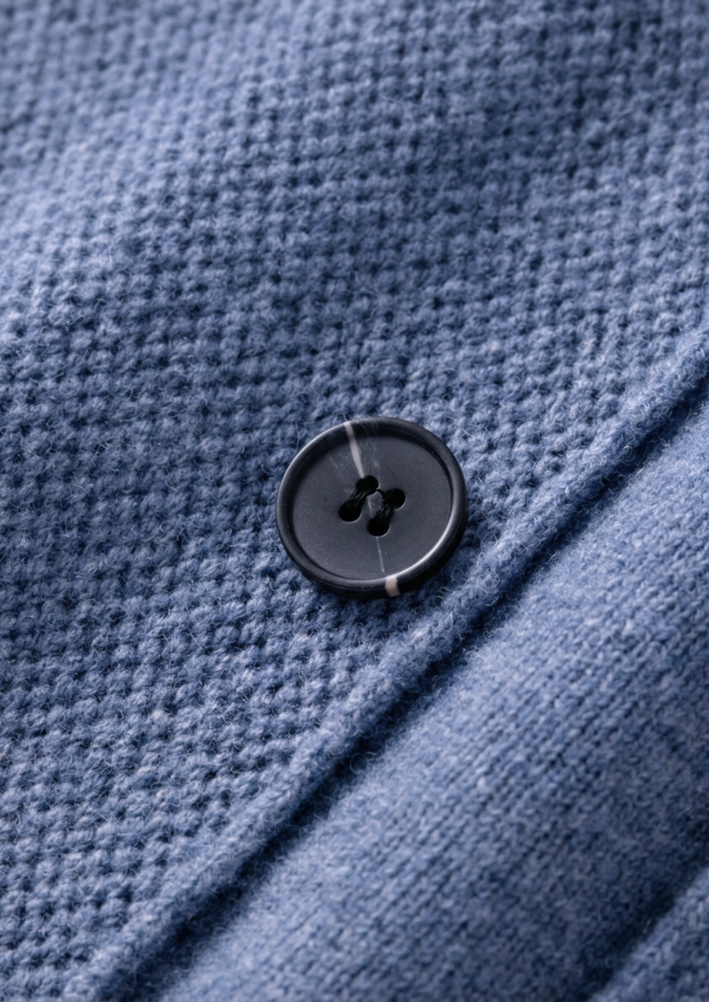 100% CASHMERE BUTTON OVERSHIRT