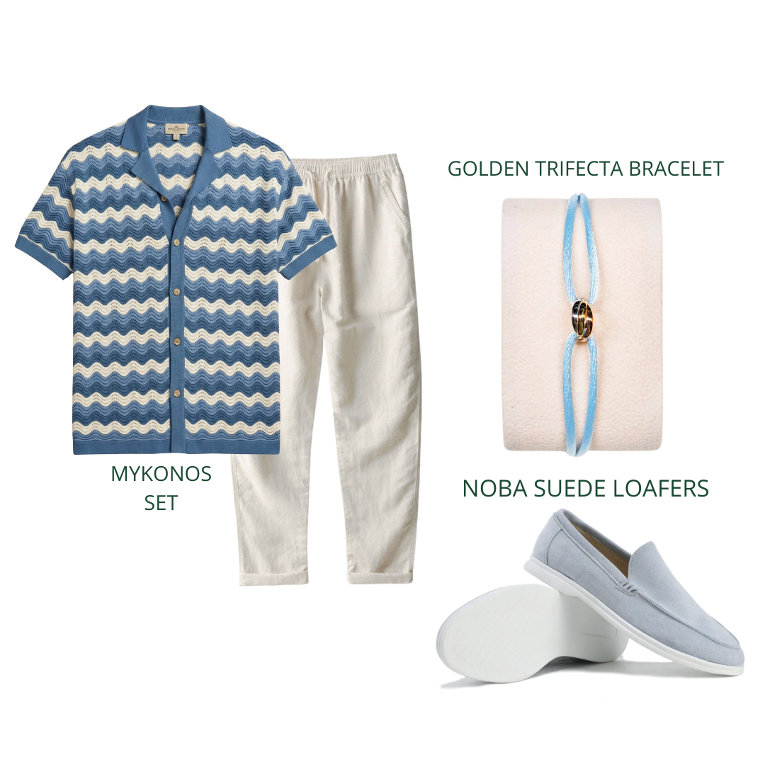 NOBA 4 piece set- Sea Blue