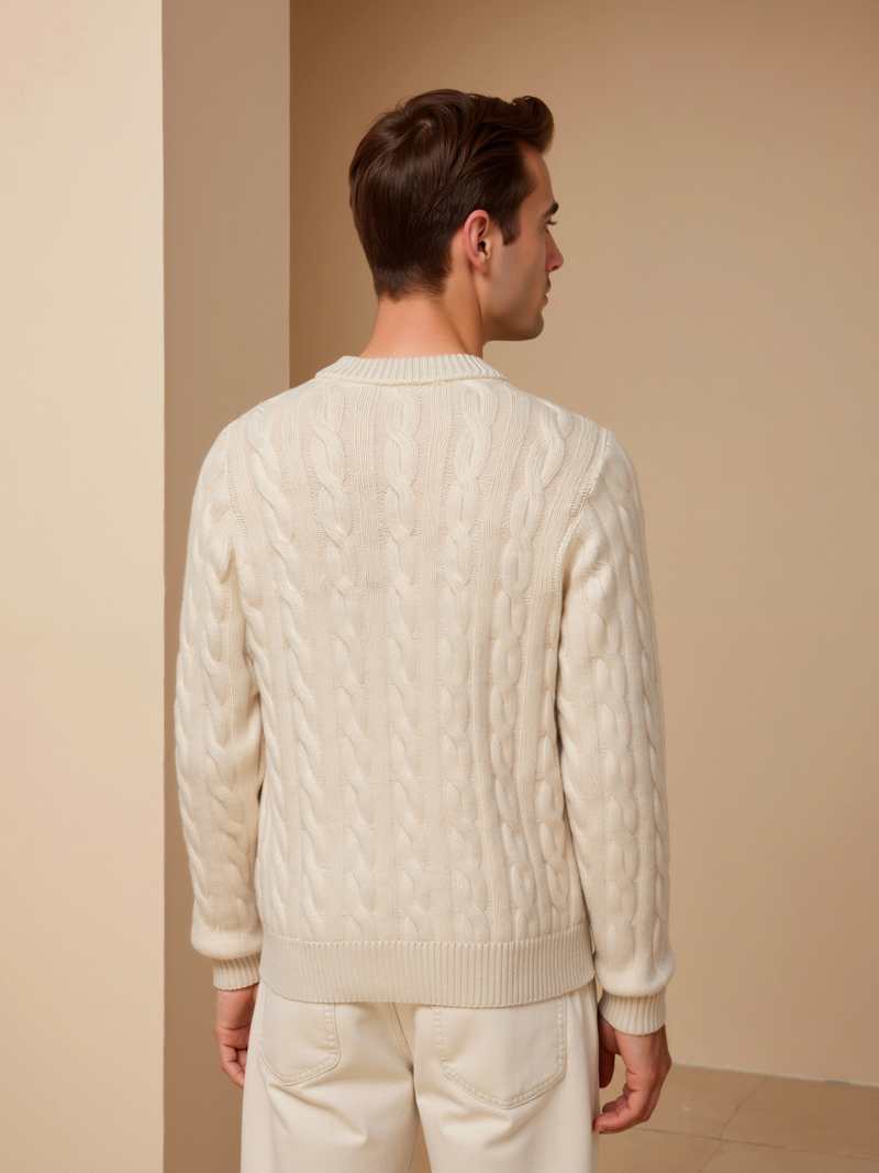 Cashmere Cable Knit Sweater