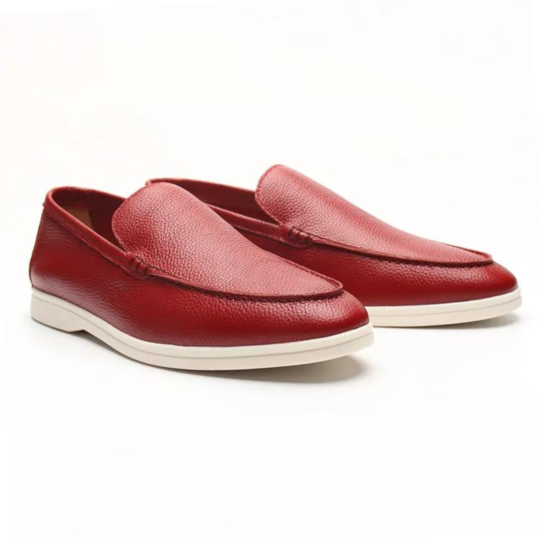 NOBA Cowhide Leather Loafers