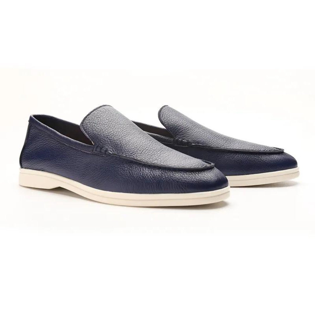 NOBA Cowhide Leather Loafers