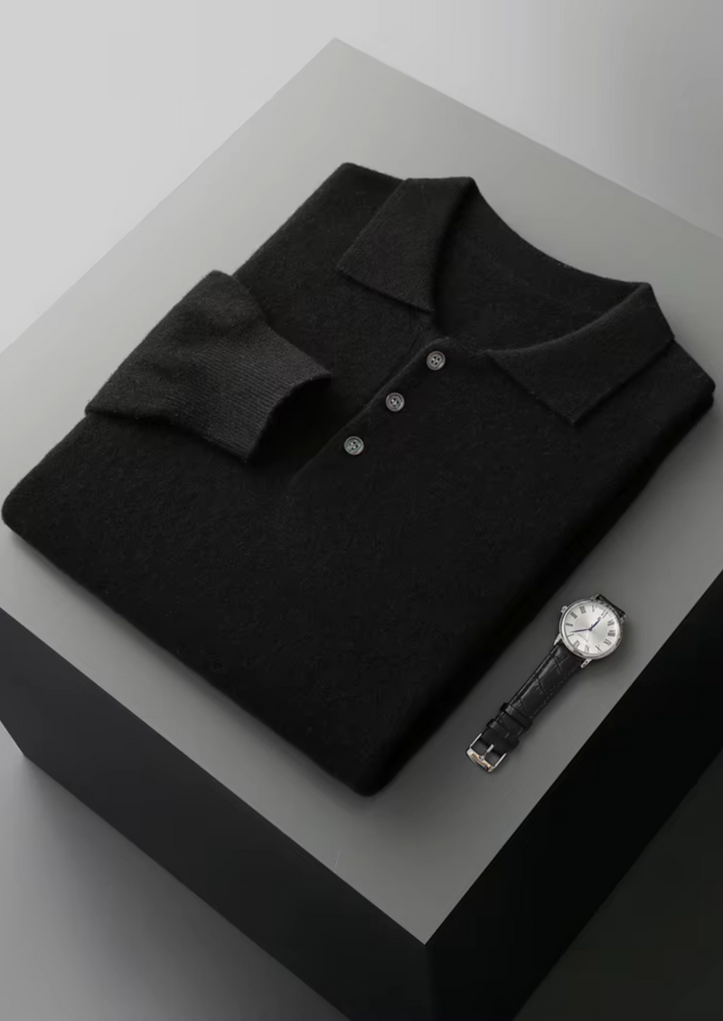 NOBA WOOL CLASSIC SWEATER POLO