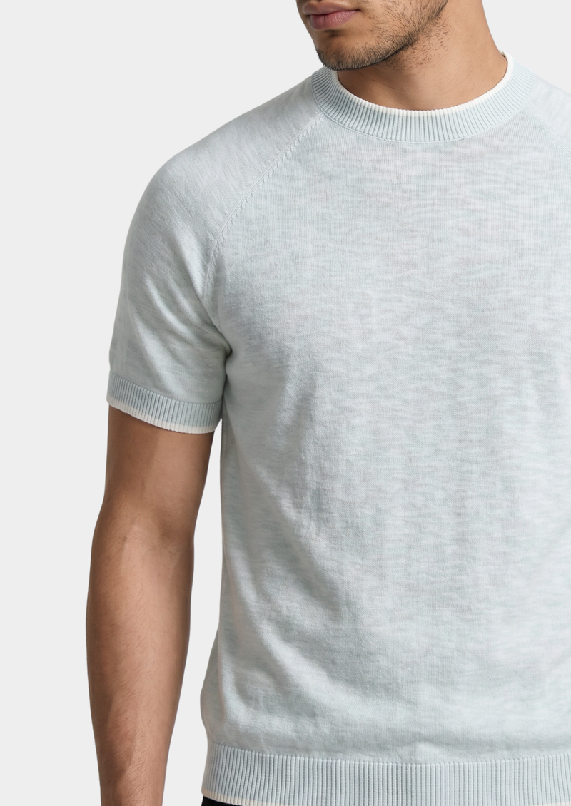 Capri Linen Contrast T-Shirt