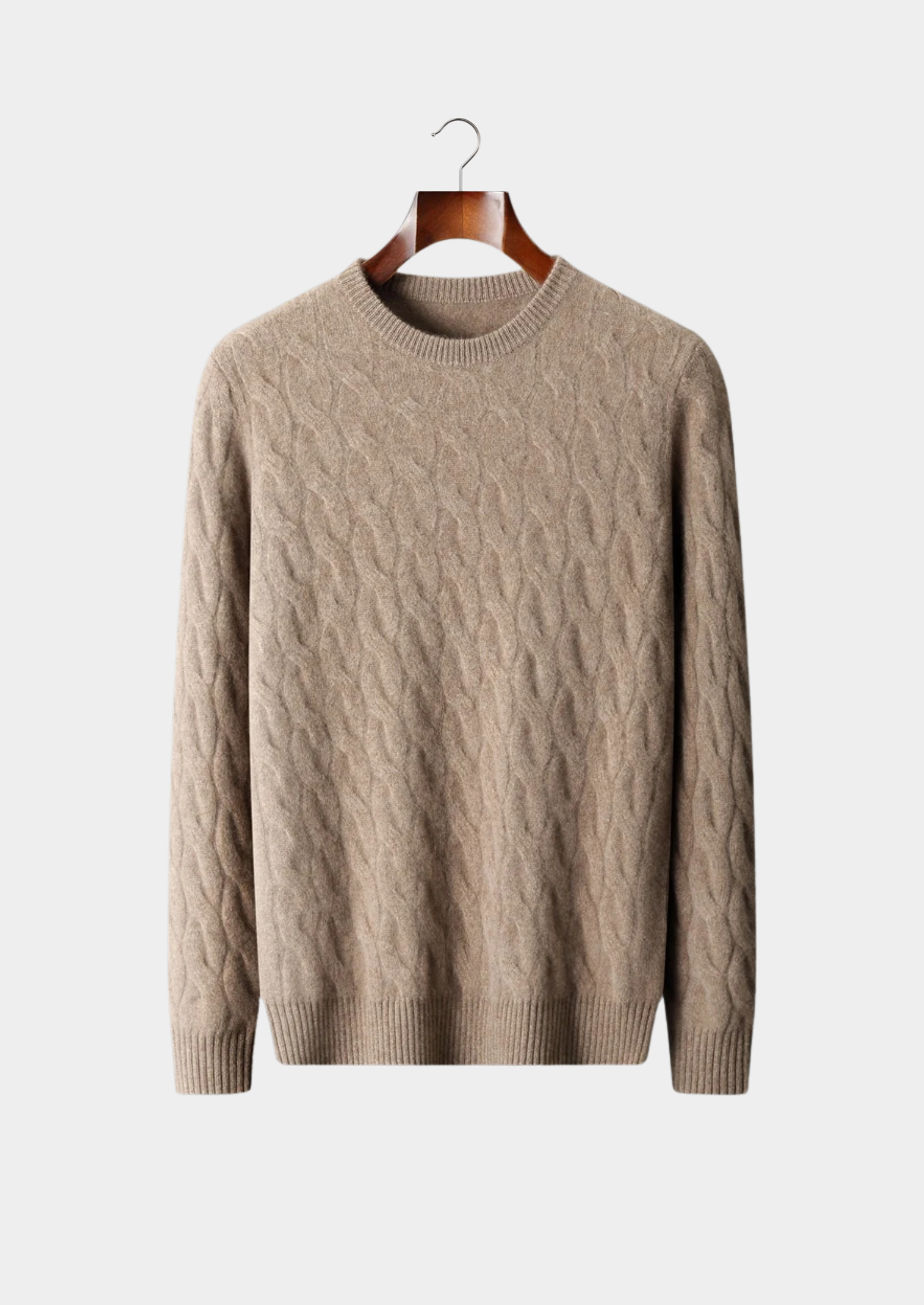 NOBA WOOL CABLE CREWNECK