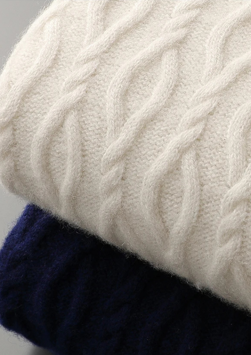 NOBA WOOL JACQUARD CREWNECK