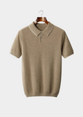 100% CASHMERE Classic Polo Shirt