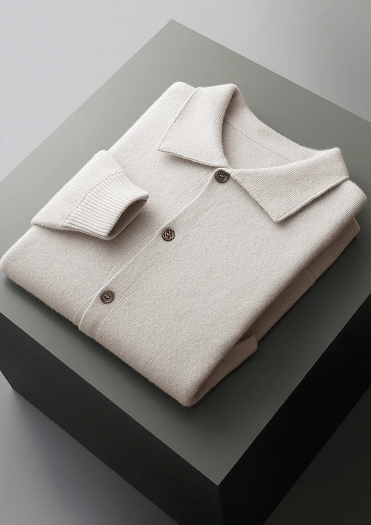 100% CASHMERE JACKET.