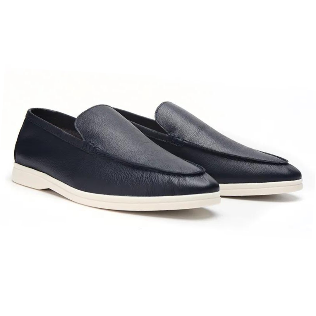 NOBA Cowhide Leather Loafers