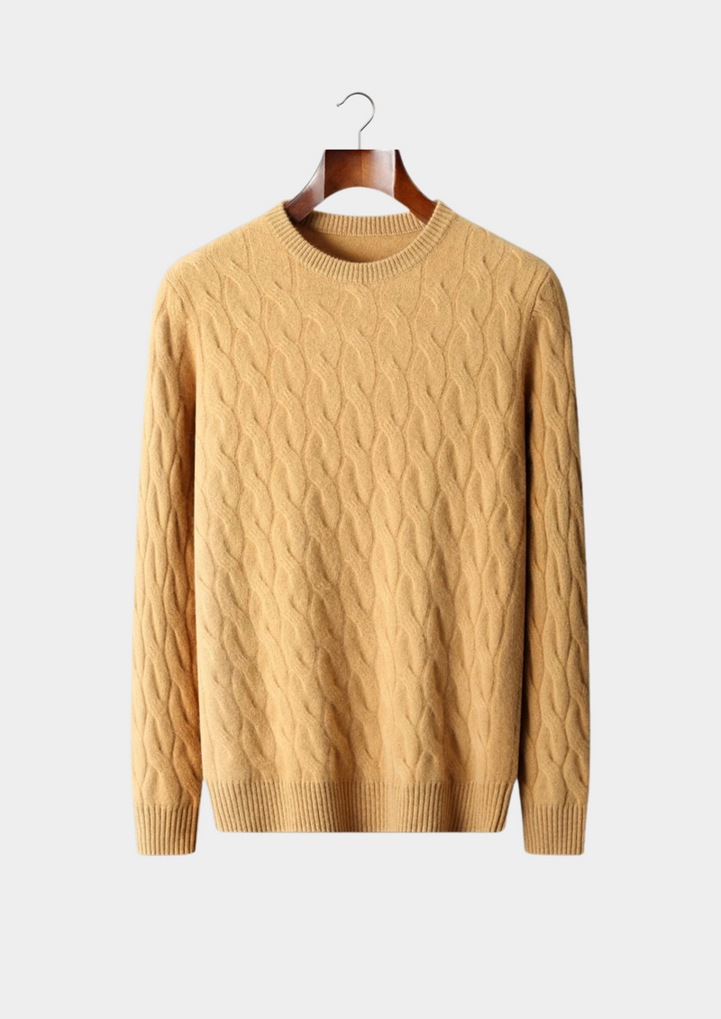 NOBA WOOL CABLE CREWNECK