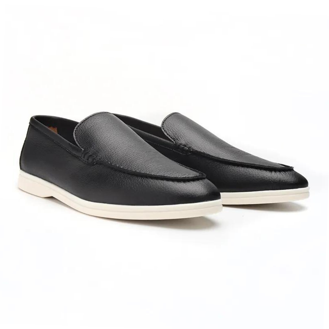 NOBA Cowhide Leather Loafers