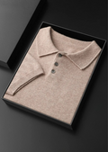 100% CASHMERE CLASSIC POLO SHIRT