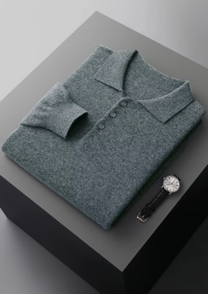NOBA WOOL CLASSIC SWEATER POLO