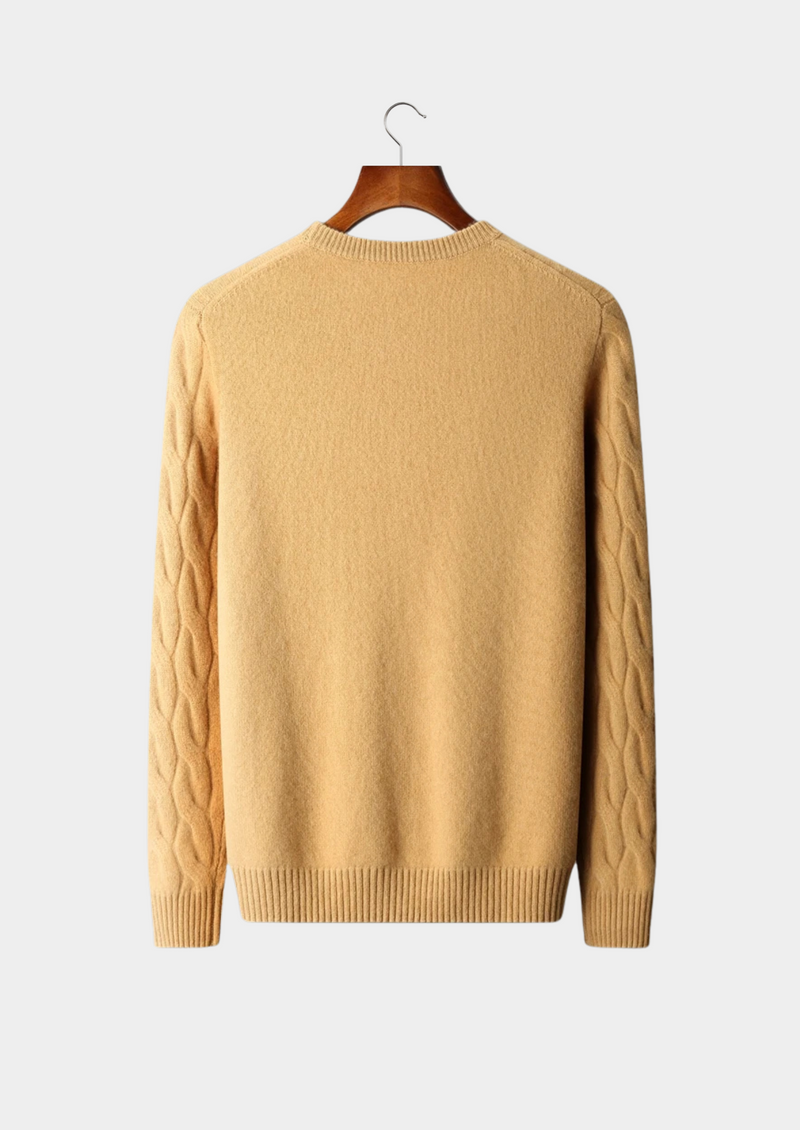 NOBA WOOL CABLE CREWNECK