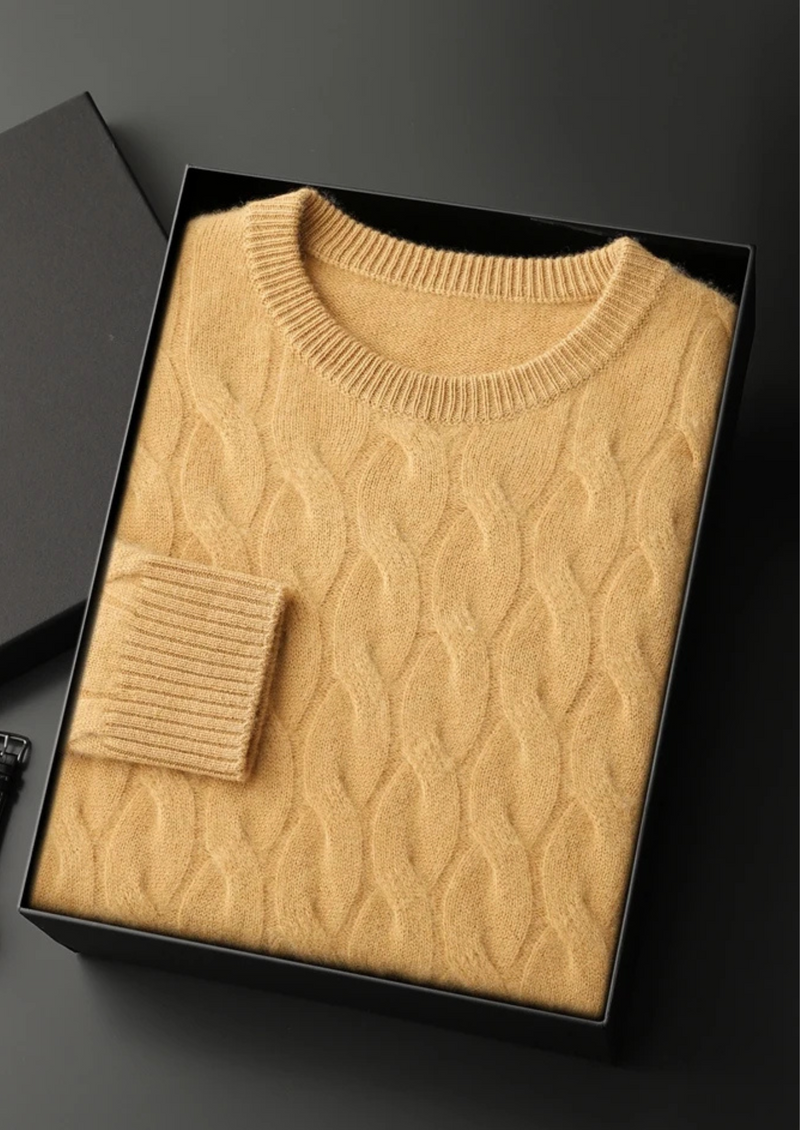 NOBA WOOL CABLE CREWNECK