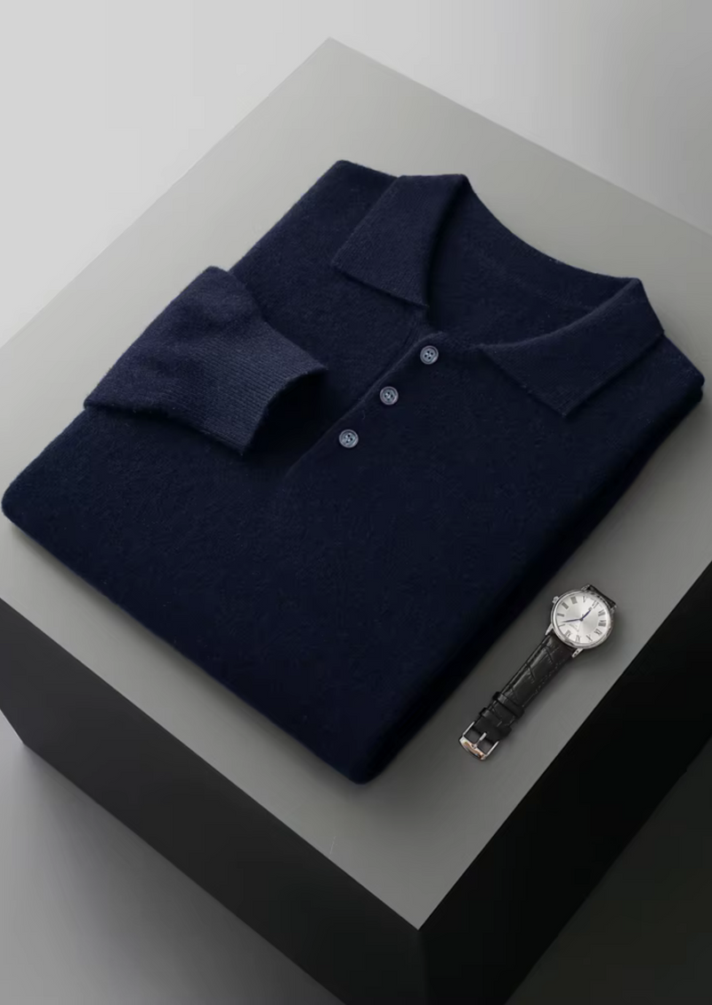 NOBA WOOL CLASSIC SWEATER POLO