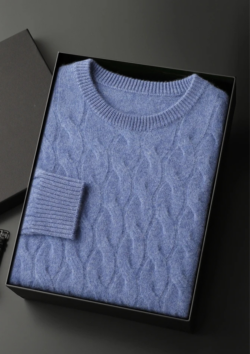 NOBA WOOL CABLE CREWNECK