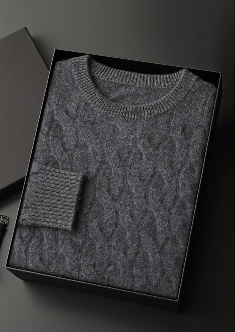 NOBA WOOL CABLE CREWNECK