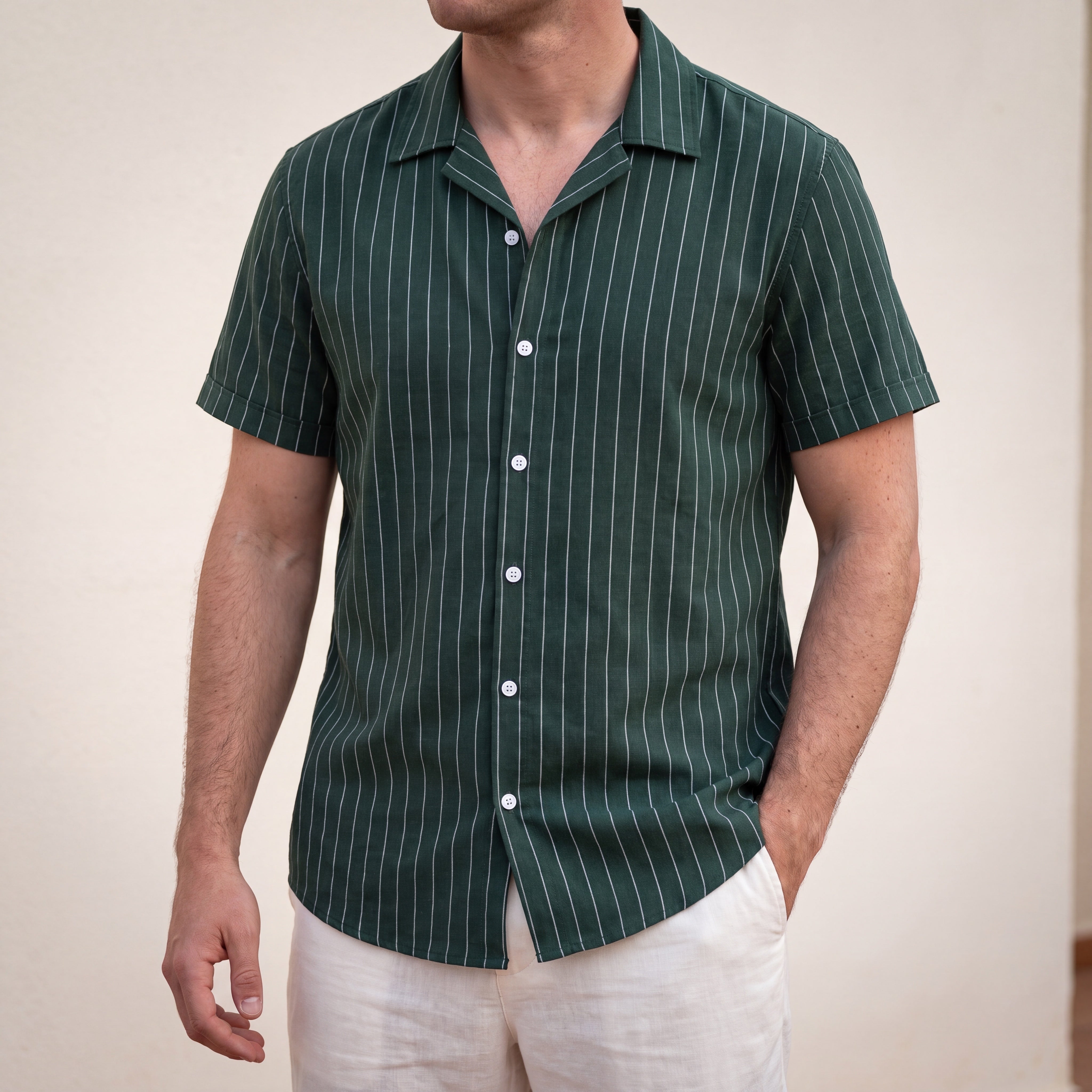 Costa Rica Short Sleeve Shirt Green lifestyle