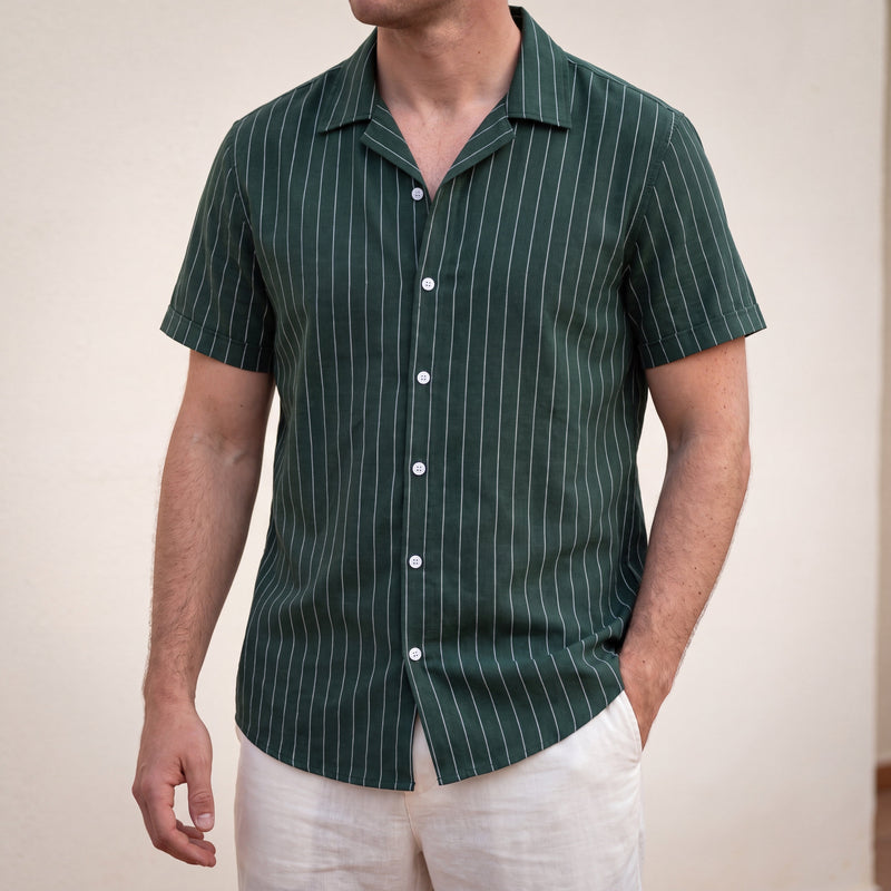 Costa Rica Short Sleeve Shirt Green lifestyle